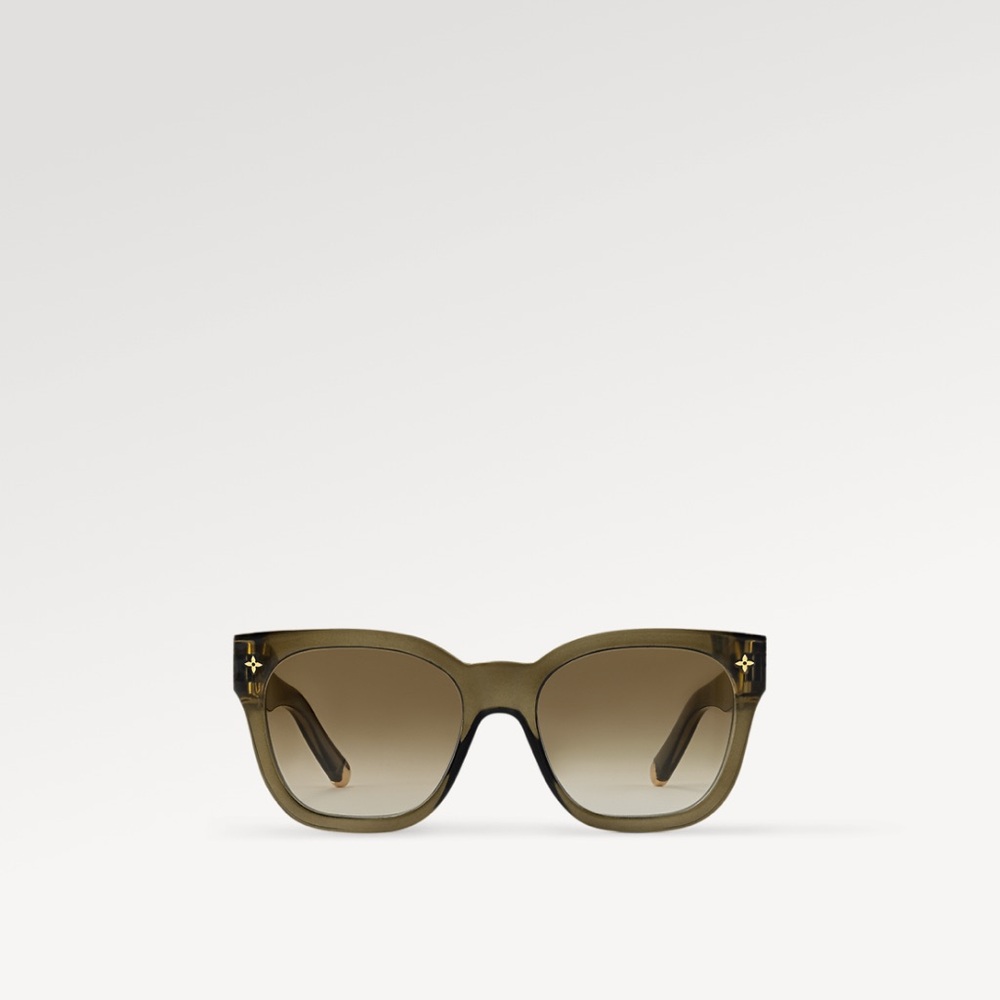 LV My Monogram Crystal square sunnies